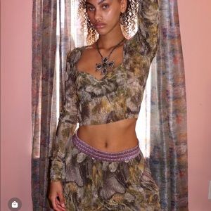 MIA VESPER BALLERINA SHIRT IN SWAMP